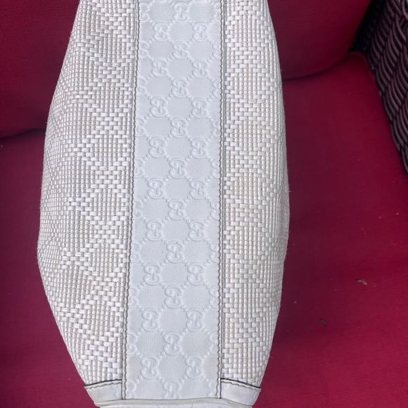 Gucci Woven Raffia Diamante Medium
Sukey Tote White - Picture 6 of 16